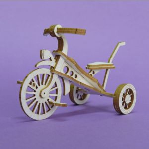Tekturka Crafty Moly 3D Rowerek 3-kołowy